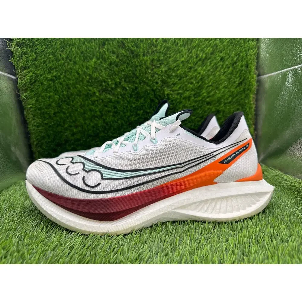 Saucony Endorphin Pro 5 S21064-172 Athletic Sneaker Mens 11.5 White Knit Running